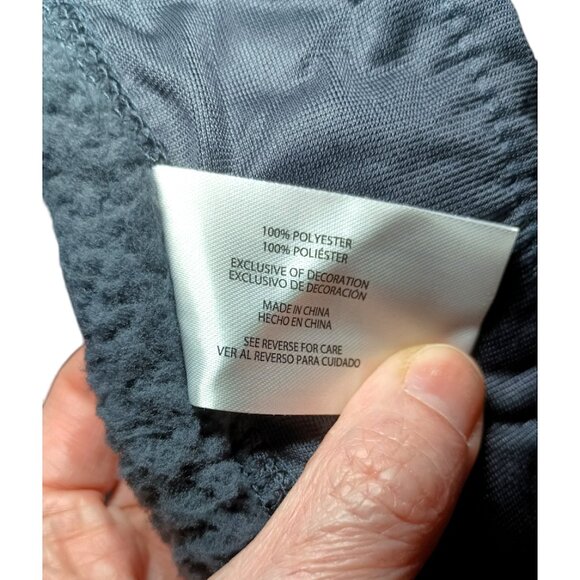 Women's Eddie Bauer Fleece Jacket (Navy Blue) - Small - Picture 7 of 8